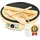 Bestron ASW602 Crêpe Gerät gelb
