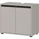 KADIMA DESIGN Waschbeckenunterschrank 63 x 0 x 0 cm Steingrau