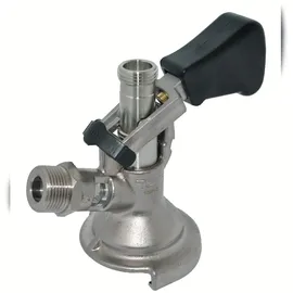 ich-zapfe Komplett Set - Zapfanlage, Bierkoffer, Durchlaufkühler, Bierzapfanlage PYGMY 25 1-leitig Trockenkühler, 35 Liter/h, Zapfkopf:Flach