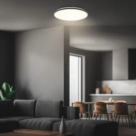Briloner LED Deckenlampe 1 Rund grau