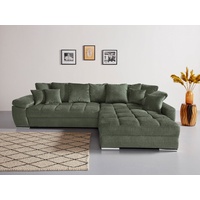 INOSIGN Ecksofa Gwenni L-Form, auch in Haustierstoff Aqua Clean Supreme erhältlich, incl. 4 Kissen grün