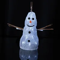 Star Trading LED-Figur 'Crystal Snowman'