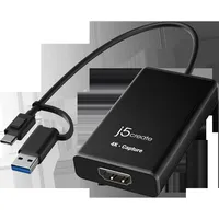 j5create JVA11 4K Capture Adapter Schwarz PC