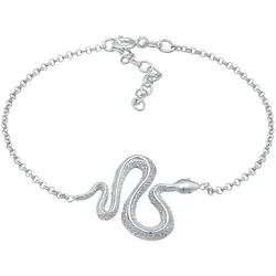 Elli Schlange Snake Modisch 925 Silber silberfarben Damen 