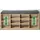 KESPER Schuhschrank 103,5 x 48 x 29,5 cm Sonoma Eiche / braun