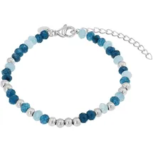 Tom Tailor Bead Armband Edelstahl Blau/Silber 2100629 Größe 16+4 cm