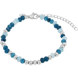 Tom Tailor Bead Armband Edelstahl Blau/Silber 2100629 Größe 16+4 cm