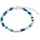 Tom Tailor Bead Armband Edelstahl Blau/Silber 2100629 Größe 16+4 cm