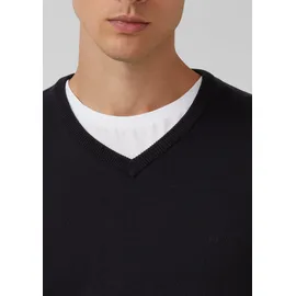 s.Oliver Strickpullover mit V-Ausschnitt Schwarz L
