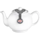 Price & Kensington Set Teekanne & Teesieb, weiß, 6 Tassen