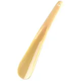 19,3 cm leichter Kunststoff-Schuhlöffel, Reise-Schuhlöffel mit Loch zum Aufhängen, Schuhlöffel, langer Griff, Schuhlöffel, leicht zu rutschen, Beige
