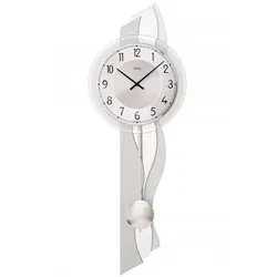 AMS -Pendeluhr Aluminium Quarz 64cm- 7476