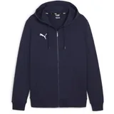 Puma teamGOAL Casuals Kapuzenjacke Blau 116