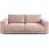 2-Sitzer 3C CANDY "Enisa softig und legeres Big-Sofa, bequem und komfortabel", rosa (rosé), B:230cm H:85cm T:127cm, 88% Polyester, 12% Polyacryl, Sofas, Zeitloses und stylisches Loungemöbel, in Breitcord