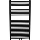 NOVASERVIS Handtuchheizkörper Gerade Schwarz 120x45 cm