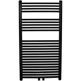 NOVASERVIS Handtuchheizkörper Gerade Schwarz 120x45 cm
