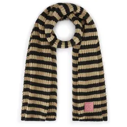 Codello Schal mit klassischen Streifen dunkelbeige Damen 