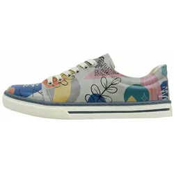 Sneaker DOGO "Damen Classic Sneaker Classic Sneaker Vegan Damen Sneaker /", Damen, Gr. 40, Normalschaft, grau, Lederimitat, Schuhe, Vegan