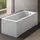 bad land MODERN Rechteckbadewanne 130 x 70 cm (70 x 56 x 38,5 cm) (BADLAND)