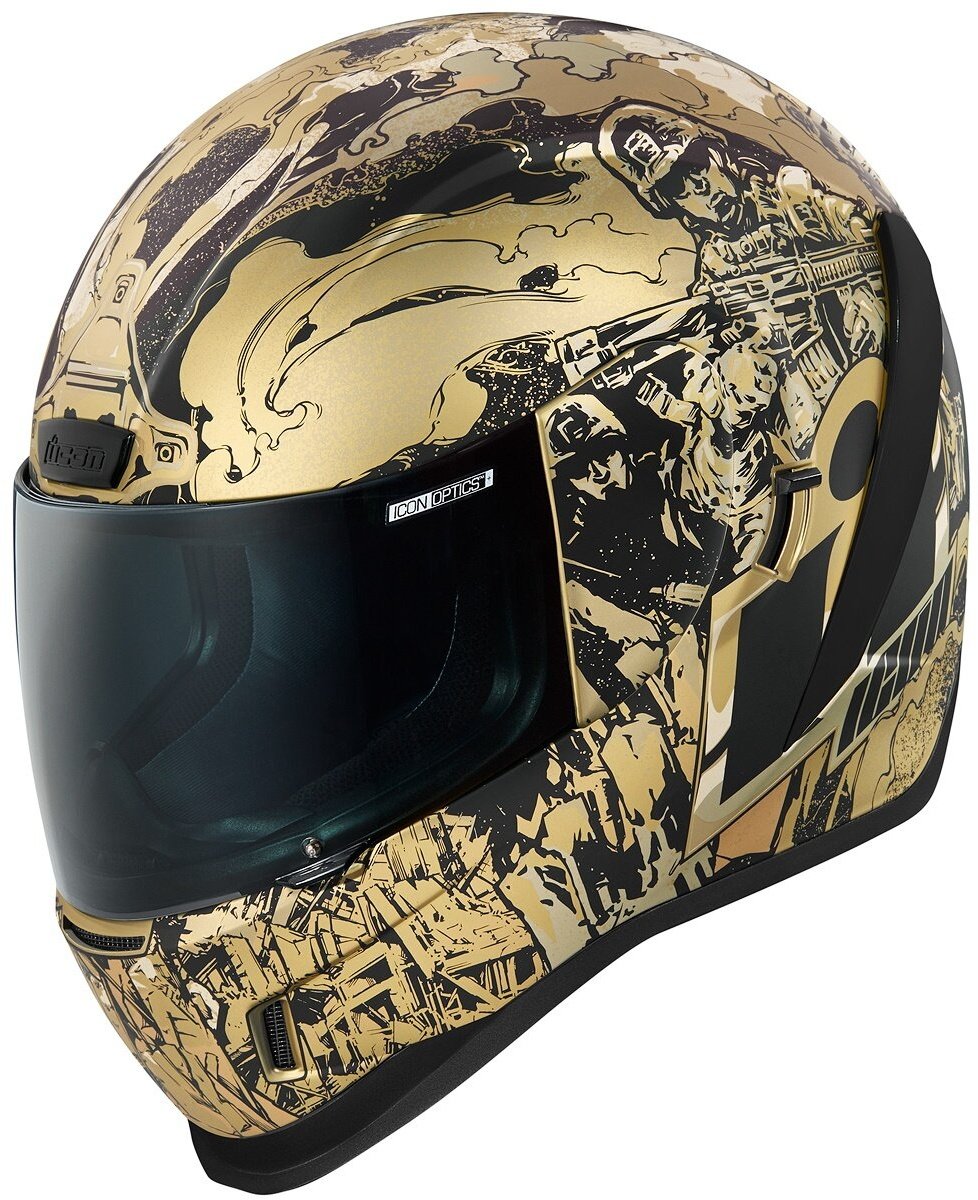 Icon Airform Guardian Integralhelm gold 2XL