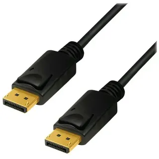 Logilink DisplayPort Anschlusskabel DisplayPort Stecker, DisplayPort Stecker 1.00 m Schwarz