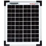 enjoy solar Mono 5W 12V Monokristallines Solarpanel Solarmodul Photovoltaikmodul ideal für Wohnmobil, Gartenhäuse, Boot