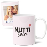 Facepot Mama Geschenk Personalisierte Keramik Fototasse (300ml) - Ideal als Muttertagsgeschenk oder Geburtstag für Muttilein