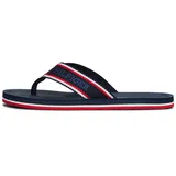 Tommy Hilfiger Comfort Beach Sandal mit Logo, Blau (Desert Sky), 43