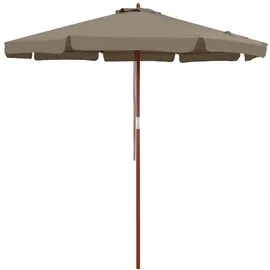 Kingsleeve® Sonnenschirm Ø 330 cm taupe