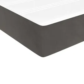 vidaXL Taschenfederkernmatratze Dunkelgrau 90 x 200 cm H3