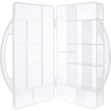 InLine InLine® Kleinteilebox, 11 Fächer, Abmessungen: 271x186x40mm, transparent