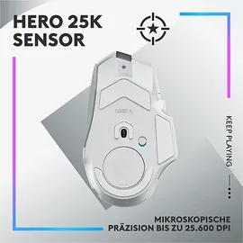 Logitech G502 X Plus Gaming Maus Weiß