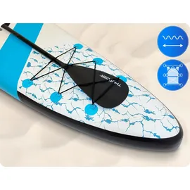 thunder® SUP Board THUNDER MARIS 320 x 75 x 15 cm Blau/Mehrfarbig