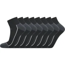 Endurance Avery Socken 8er Pack Schwarz 31-34