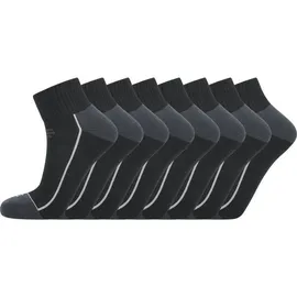 Endurance Avery Socken 8er Pack Schwarz 31-34