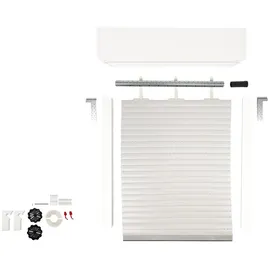 Schellenberg Aufsatzrollladen-Set für Fenster, 120 x 120 cm, weiß/grau