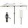 VOUNOT Doppelsonnenschirm 150 x 300 cm Beige