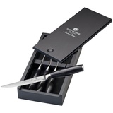 CHEF CUISINE International CHEF CUISINE Damast Steakmesser Set mit Pakkaholzgriff – 4 handgeschliffene Steakmesser aus 67-lagigem Damaszenerstahl mit Aufbewahrungsbox,