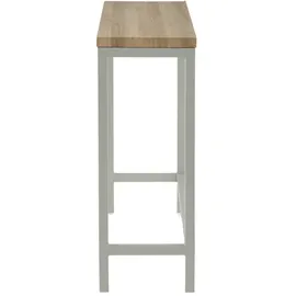 venture home Rise Konsolentisch 30x110 cm Esche dekor, grau.