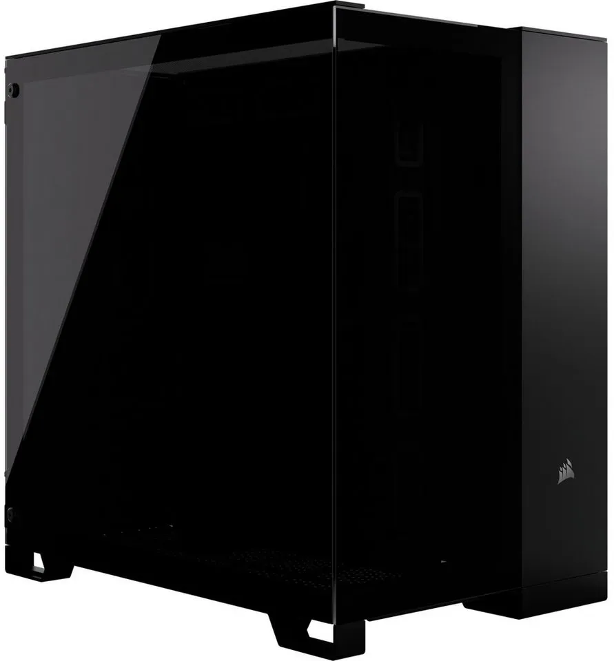 Corsair PC-Gehäuse Corsair 6500X, Tower-Gehäuse, (Tempered schwarz