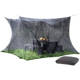 Infactory Fliegennetz: Moskitonetz für Innen und Außen, 300 x 300 x 250 cm, 220 Mesh, schwarz