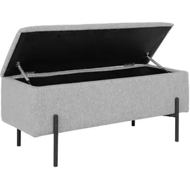 House Nordic Truhenbank Watford Grau 95 x 43 x 37 cm