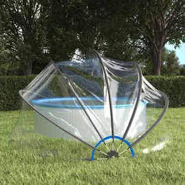 vidaXL Pool-Kuppel transparent 500x250 cm