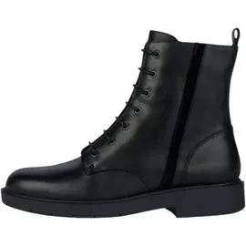 GEOX D SPHERICA EC1 Ankle Boot, Black, 38 EU