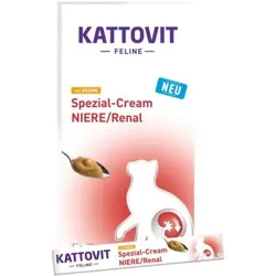 Katzen - Snacks KATTOVIT Feline Spezial-Cream Niere/Renal Huhn, 6 x 15 g