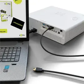 goobay HDMI-Kabel 2.0 0,5 m Schwarz