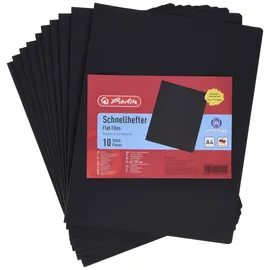Herlitz Schnellhefter A4 Schwarz 10 St.