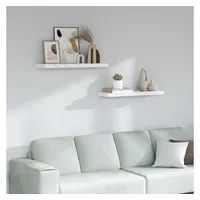 vidaXL Wandregal 80 x 23,5 x 4 cm Weiß Marmor