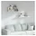 vidaXL Wandregal 80 x 23,5 x 4 cm Weiß Marmor