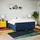 vidaXL Boxspringbett 180 x 200 cm Blau
